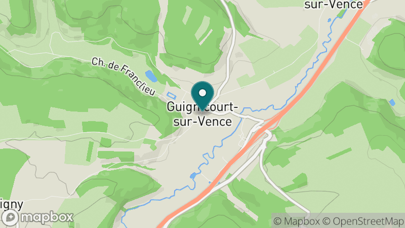 Carte - Guignicourt Sur Vence
