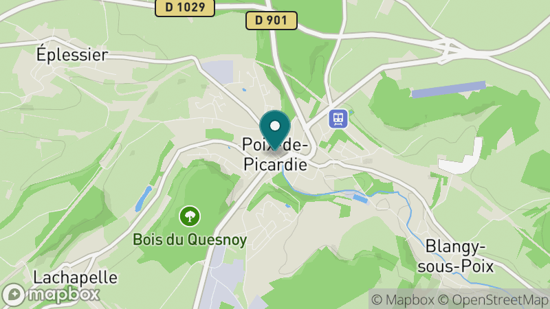 Carte - Poix De Picardie