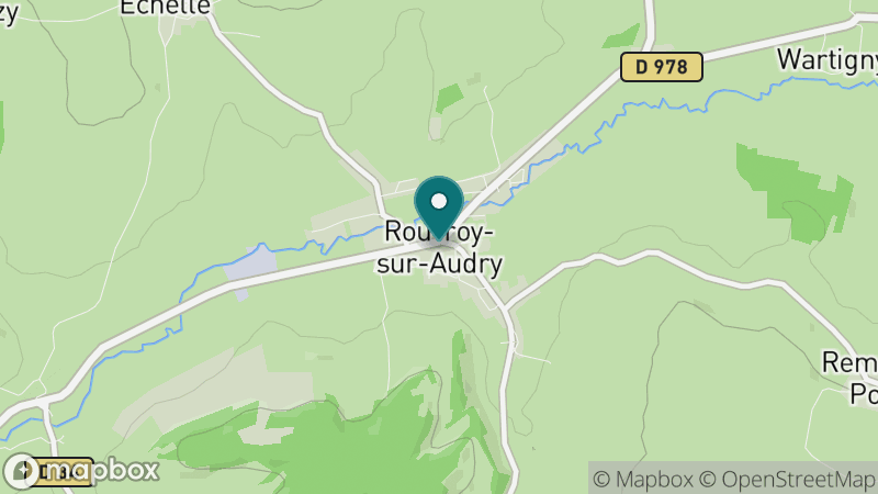Carte - Rouvroy Sur Audry