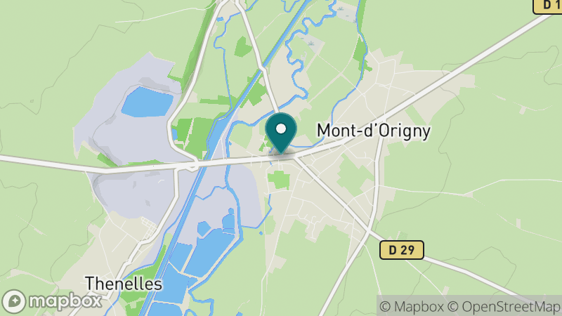 Carte - Origny Sainte Benoite