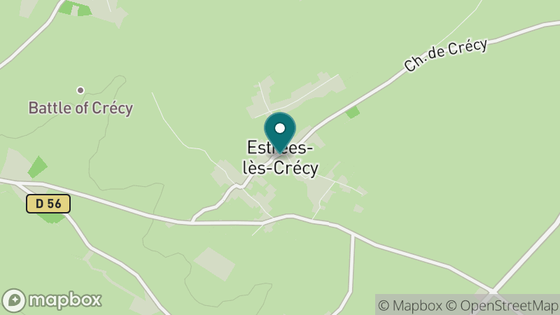 Carte - Estrees Les Crecy