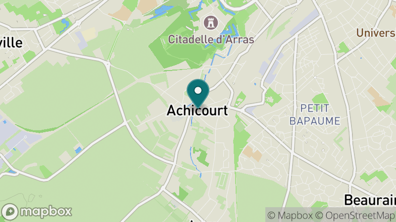 Carte - Achicourt