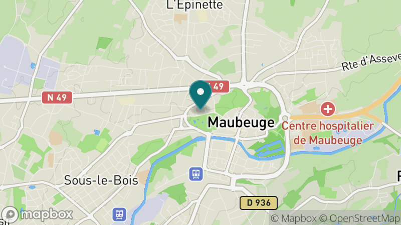 Carte - Maubeuge