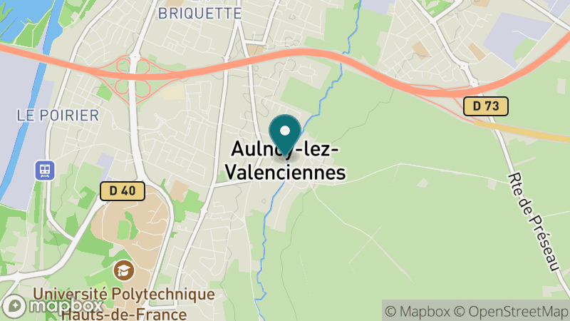 Carte - Aulnoy Lez Valenciennes