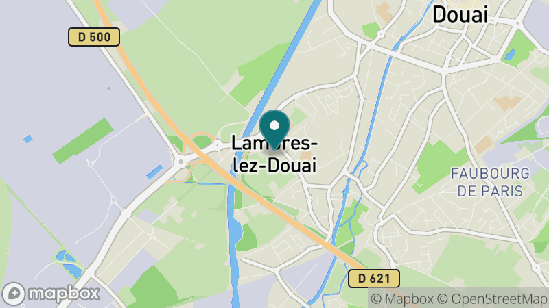 Carte - Lambres Lez Douai