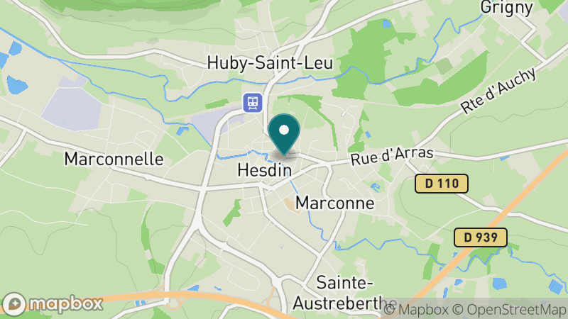 Carte - Hesdin