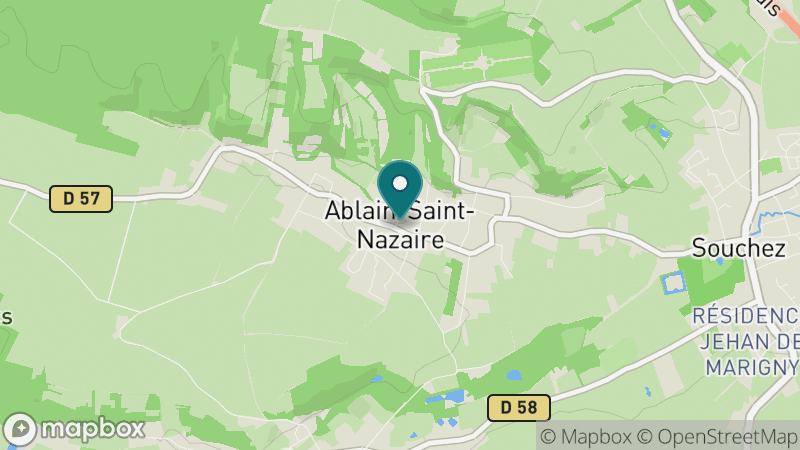 Carte - Ablain Saint Nazaire