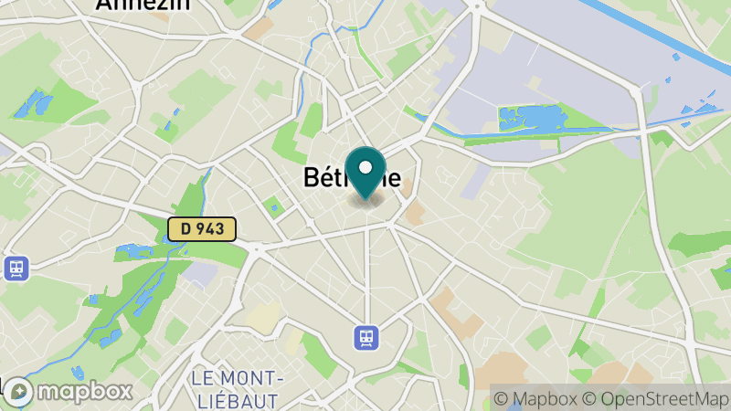 Carte - Béthune