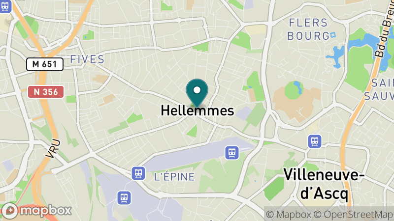 Carte - Hellemmes Lille