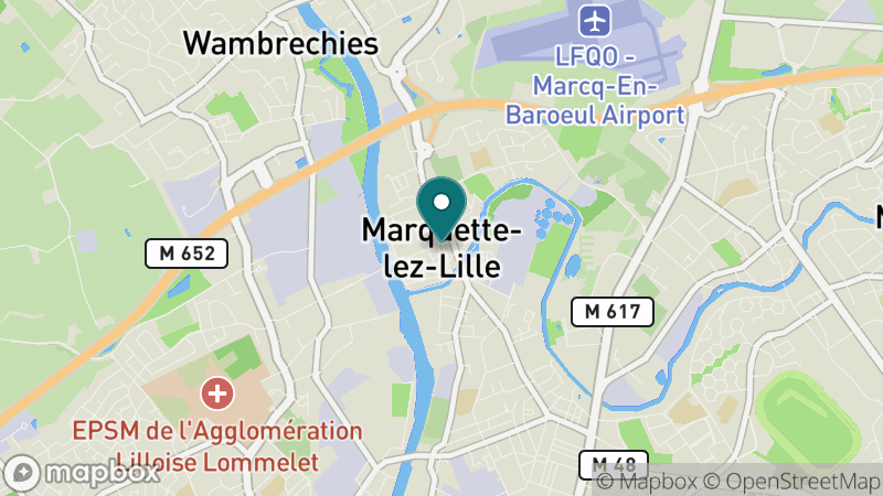 Carte - Marquette Lez Lille
