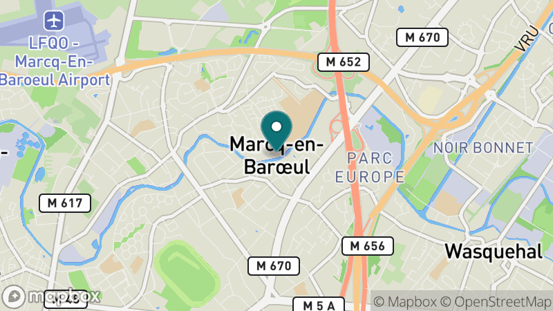 Carte - Marcq-en-Barœul