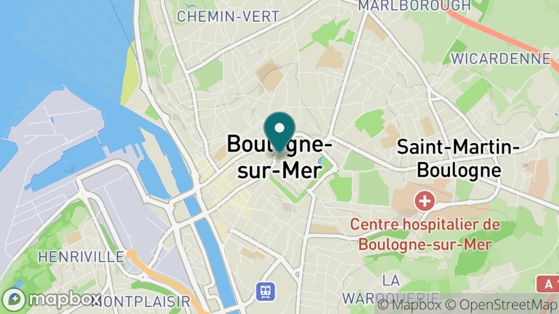 Carte - Boulogne Sur Mer