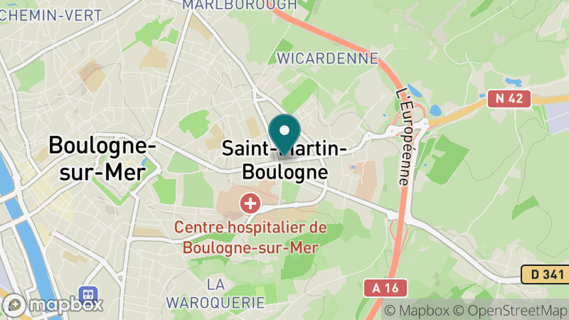Carte - Saint Martin Boulogne