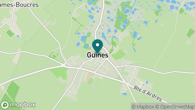 Carte - Guînes